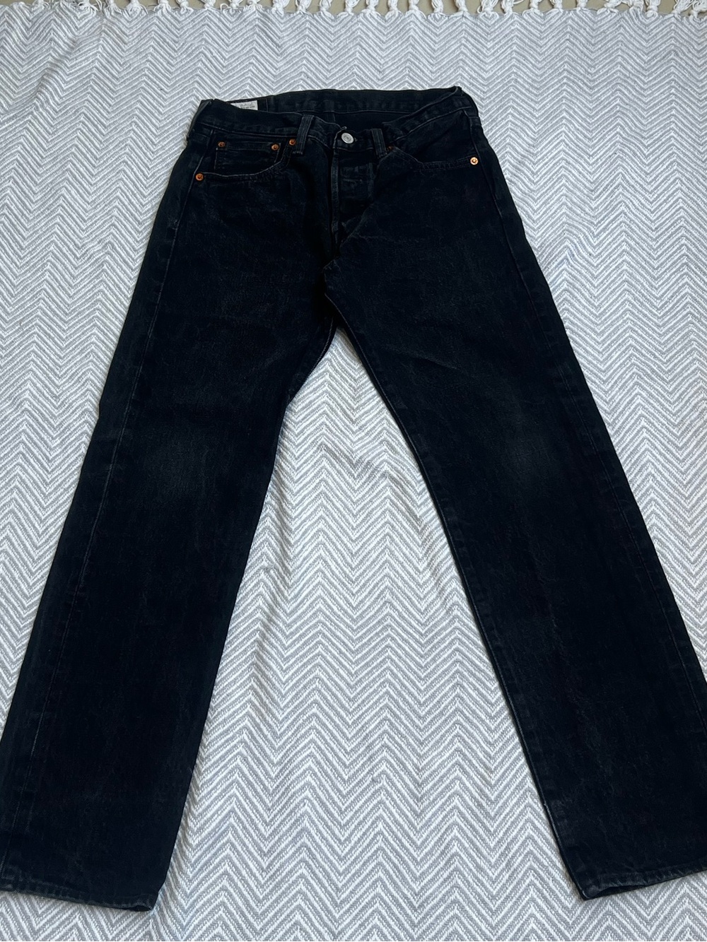 Levi's Black Corduroy Straight Fit Pants